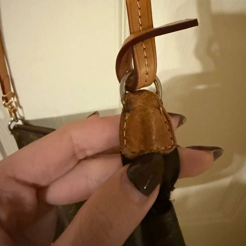 Louis Vuitton Dark Monogram Pochette Accessoires Purse - Picture 10 of 14